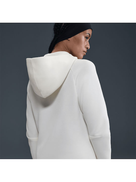 Sportswear Tech Fleece Women's Cardigan with Zipper White