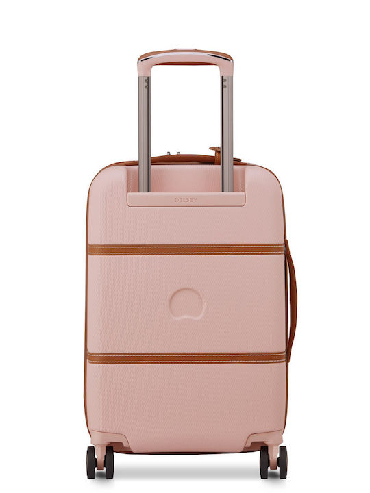 Delsey Chatelet Air 2.0 Cabin Suitcase Light Pink with 4 Wheels Height 55cm