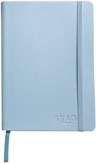Skag Carnet 64 Foi A6 Cu dungi cu Elastic și Suport pentru Stilou (Culori diverse)