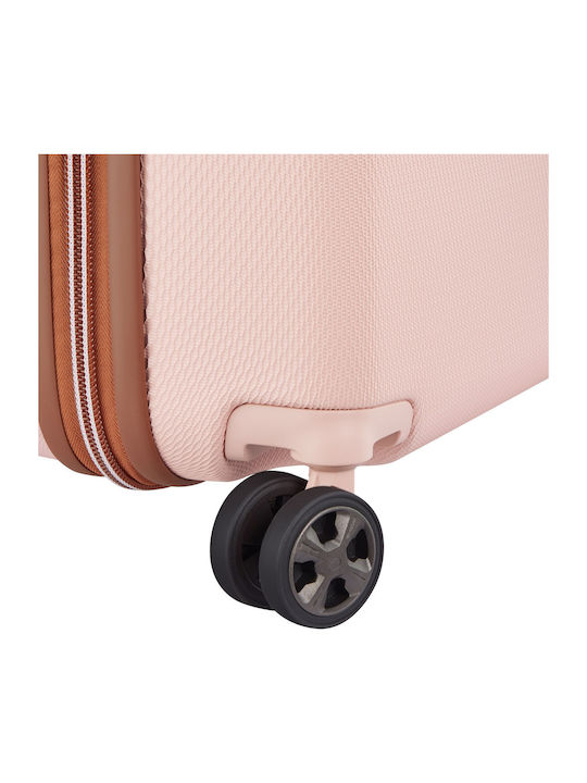 Delsey Chatelet Air 2.0 Cabin Suitcase Light Pink with 4 Wheels Height 55cm