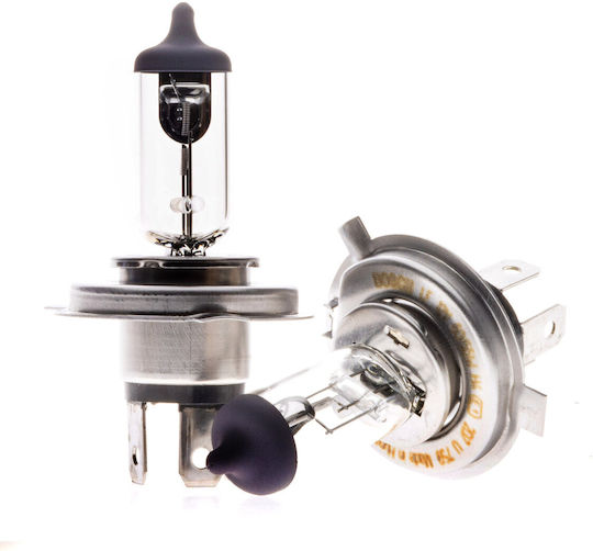 Bosch Lamps Car H4 / P43T Halogen 3000K Warm White 12V 2pcs