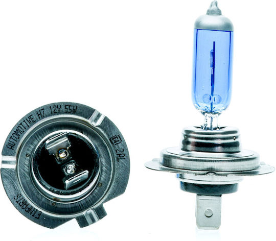 Einparts Lampen Auto H7 Halogen 6000K Kaltes Weiß 12V 55W 2Stück