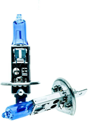 Einparts Lămpi Autoturismului H1 Halogen 6000K Alb rece 12V 55W 2buc