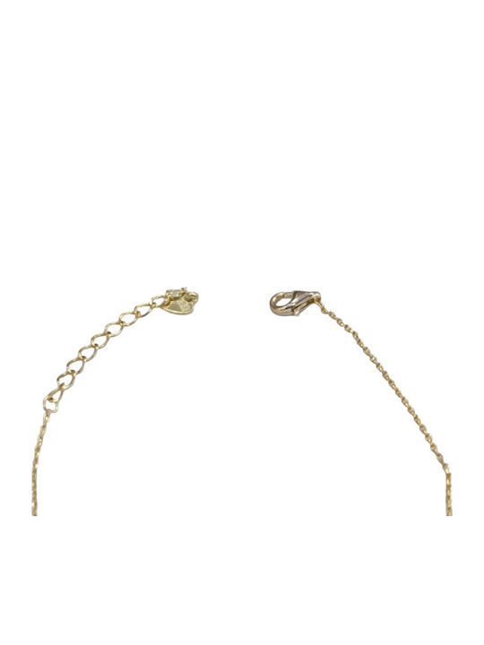 Prince Silvero Women's Bracelet made of Silver Gold Plated with Zircon