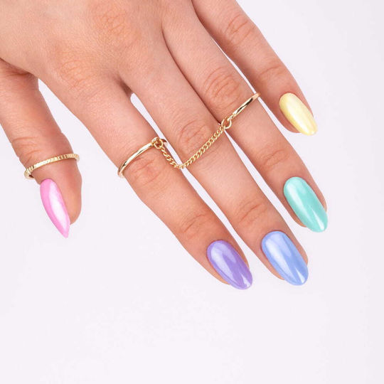 Molly Nails Полутраен Лак За Нокти Йогурт Цитрин Кейк Hema/di-hema Free 8гр № 125