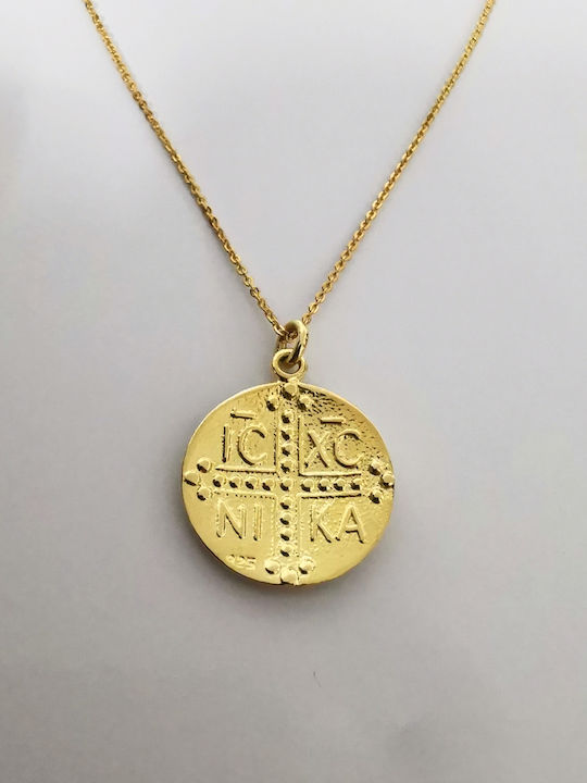 Aris Dentopoulos Jewellery Halskette Konstantin Talisman aus Vergoldetem Silber Aris Dentopoulos Jewellery Halskette Konstantin Talisman aus Vergoldetem Silber