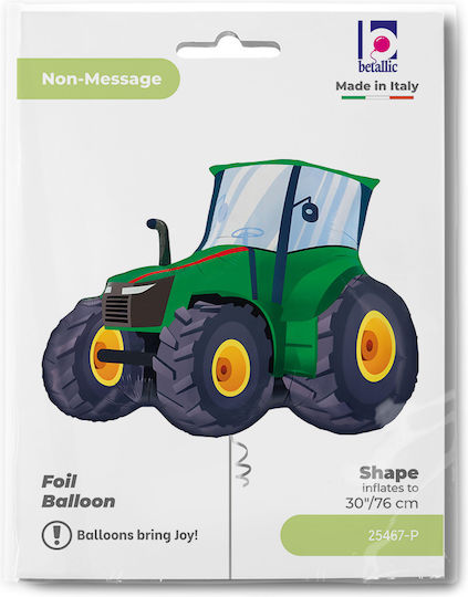 Grüner Traktor Ballon 30"