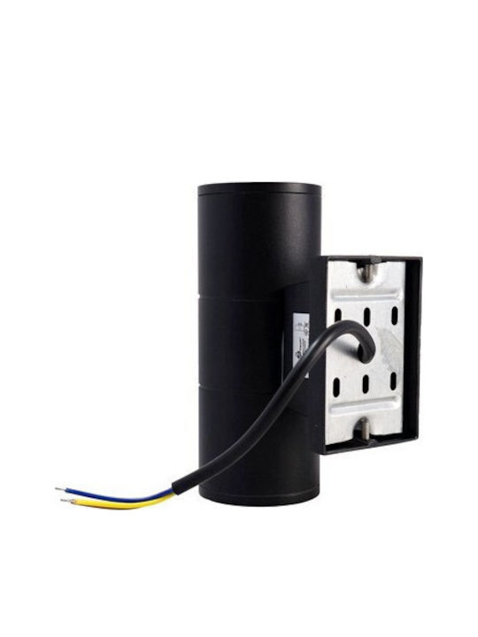 Powertech Wall-Mounted Outdoor Light GU10 IP65 6.5x6.5x16εκ.