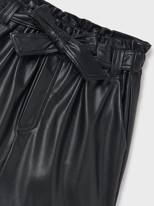 Șort/Salopetă Copii din Material Textil Negru
