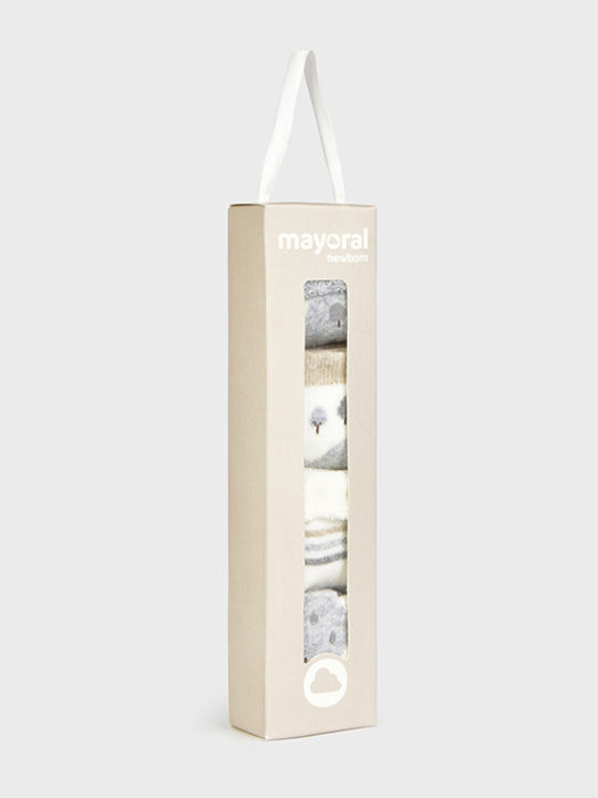 Mayoral Kids' Socks Gray 4 Pairs