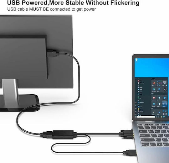 Benfei Konverter VGA weiblich zu HDMI männlich