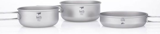 Keith Titanium Κατσαρόλα για Camping 500ml