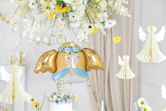 PartyDeco Банер за Парти в Златист цвят 1бр 300бр GRL99
