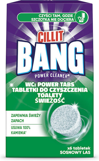 Cillit Bang Ταμπλέτες Λεκάνης με Άρωμα Πεύκο 2 tabs