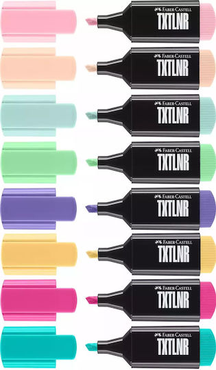 Faber-Castell Pastel Μαρκαδόροι Υπογράμμισης Pastel Σετ 8τμχ