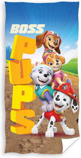 Paw Patrol Prosoape De Plajă Pentru Copii Boss Pups Prosop De Baie 70x140cm