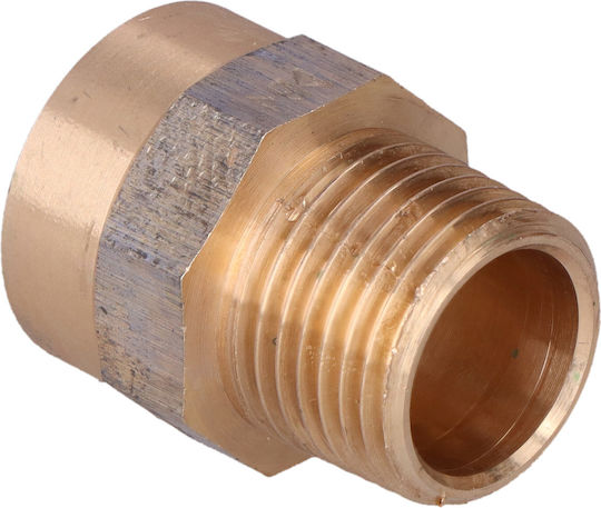 Bronze Nipple 4243g 22x1/2" Lwxgz