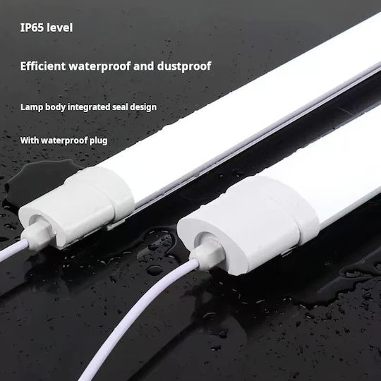 LED Lumina liniară Lumină Plafon 36W Alb rece IP65 120cm