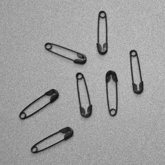 Meyco Pins in Black color 34mm 55pcs 50pcs