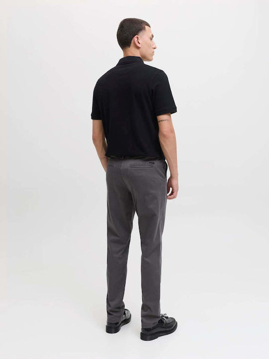 Trousers Chino Elastic in Slim Fit Castlerock