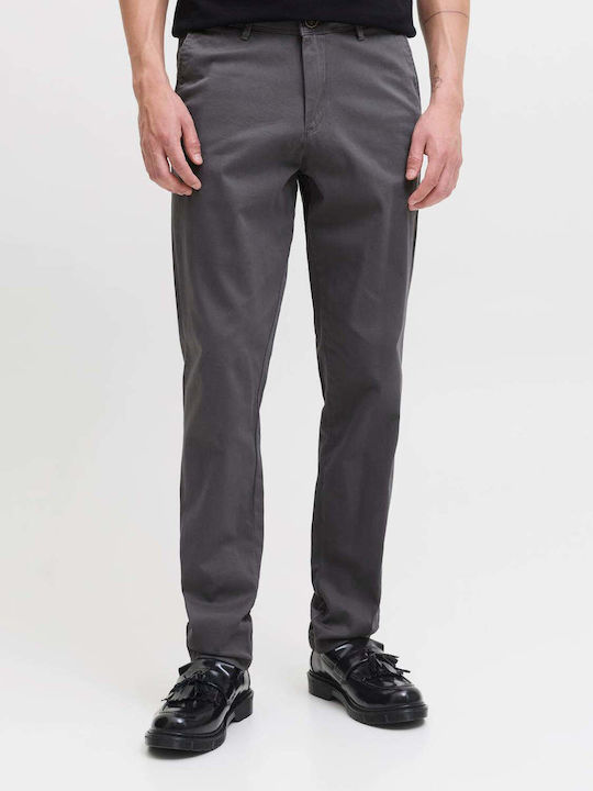 Trousers Chino Elastic in Slim Fit Castlerock