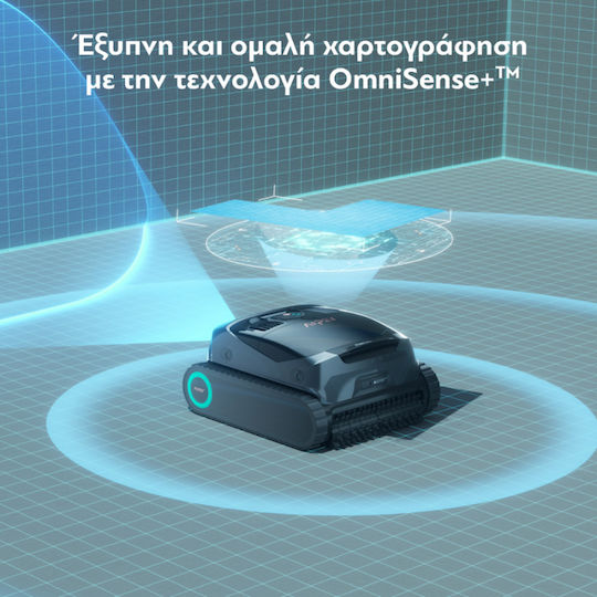 Aiper Scuba X1 Pro Wireless Robotic Pool Cleaner Bottom Walls Waterline for Pools up to 43x35m with 5L Filter Capacity