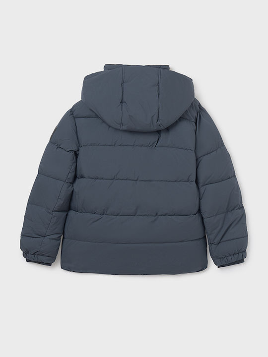 Παιδικό Casual Μπουφάν με Κουκούλα Navy Μπλε