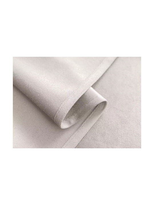 Cotton Market Vorhang Verdunkelung mit Grommet Weiß 140x250cm