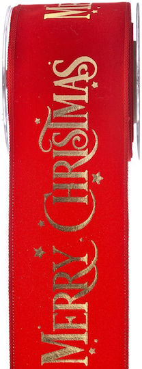 Iliadis Weihnachtliche Farbband Stoff Rot 900x8cm 1Stück