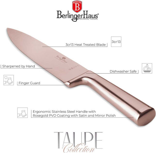 Berlinger Haus Rose Messer Für Lebensmittel Aus Rostfreiem Stahl 22cm