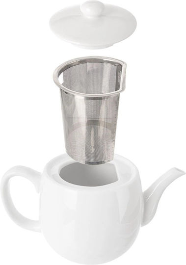 Orion Teekanne Porzellan Braun 700ml