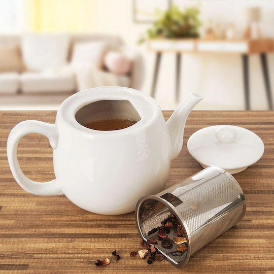 Orion Teekanne Porzellan Braun 700ml