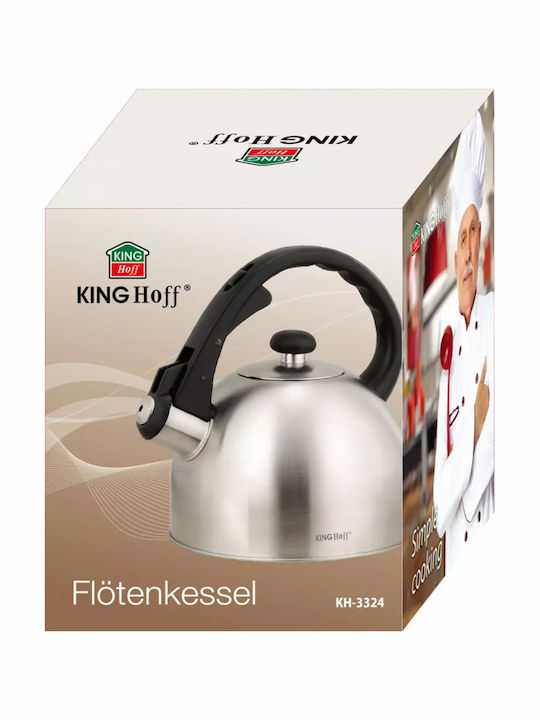 KING Hoff Classic Wasserkocher Edelstahl Gray 2000ml