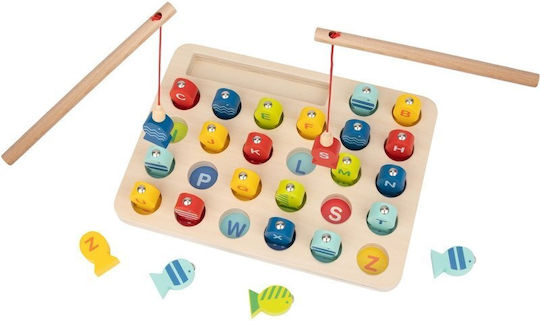 Tooky Toys Fishing Toy Fishing Game made of Wood for 36++ Months