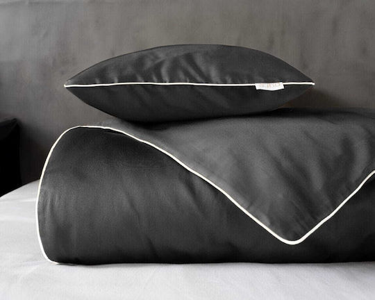 Detexpol Σετ Μονή 140x200cm Dark Grey Detexpol Σετ Μονή 140x200cm Dark Grey