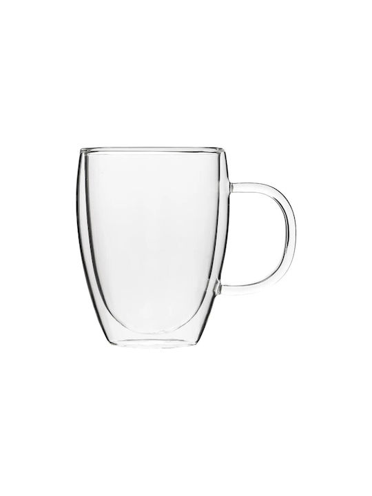 Atmosphera Atmosphera Louie Becher Glas mit Deckel Transparent 300ml
