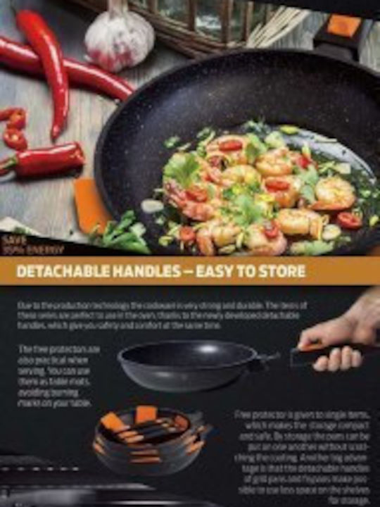 Berlinger Haus Granit Diamond Line Pan made of Aluminum with Stone Coating 24cm