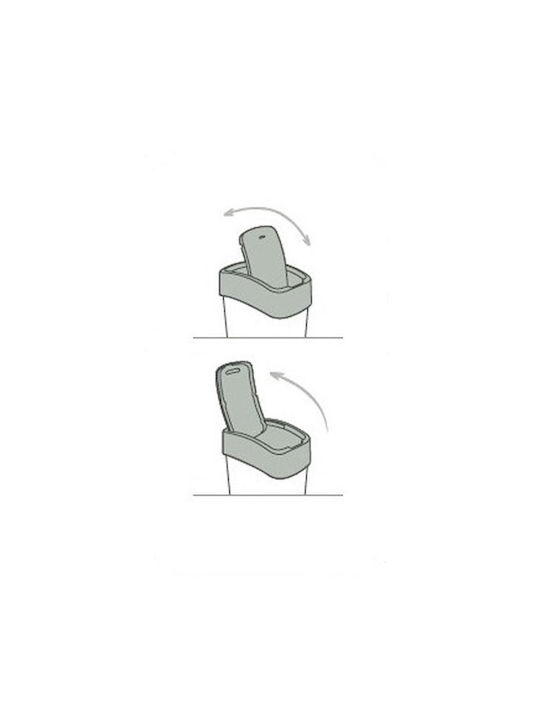 Curver Flip Bin Κάδος Απορριμμάτων Πλαστικός Πορτοκαλί 10lt