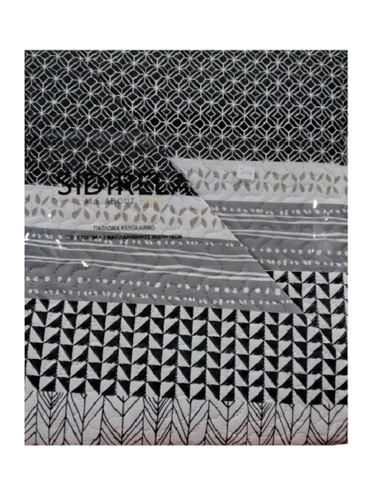 Sidirela Module Cuvertură Single Siliciu 160x220cm 2buc