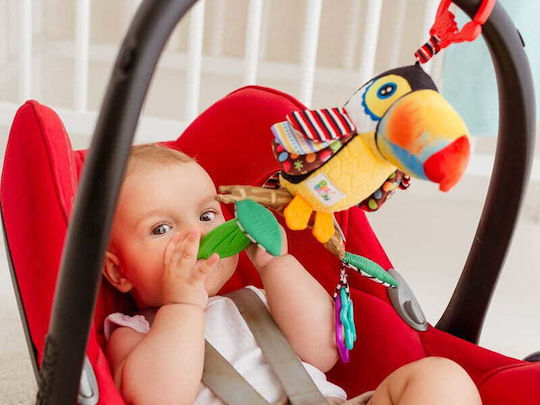 Moni Pendant Toy for Car with Music and Teether Bazoo for 0++ Months