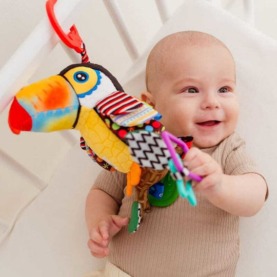 Moni Pendant Toy for Car with Music and Teether Bazoo for 0++ Months