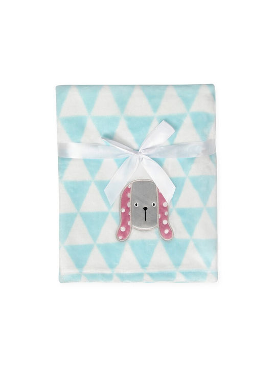 Matex Blanket Nursery Swaddling Blankets Light Blue 75x100cm