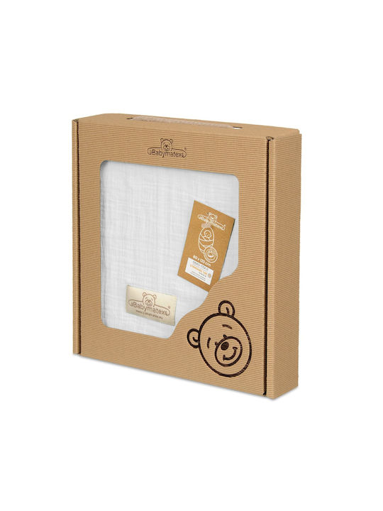 Matex Blanket Cot Muslin Cotton Beige 80x120cm
