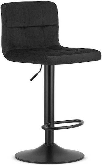 Σκαμπό Μπαρ Black Velvet 2τμχ 33x55x45εκ. Σκαμπό Μπαρ Black Velvet 2τμχ 33x55x45εκ.