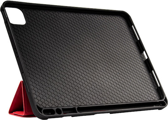 Crong Flexfolio iPad Pro 11" 2022-2021 iPad Air 11” M2 2024 iPad Air 10.9” 5th-4th Gen Case Apple Pencil Function Red