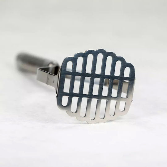 KING Hoff Πρέσα Πατάτας από Ανοξείδωτο Ατσάλι 7.5x8.5cm