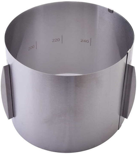 Rant Cake Inel Înălțime 20cm Reglabil 16-30cm Scară Inel Înalt Pentru Tort