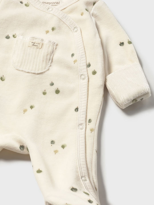 Mayoral Babystrampler Langärmliges Samt Sage
