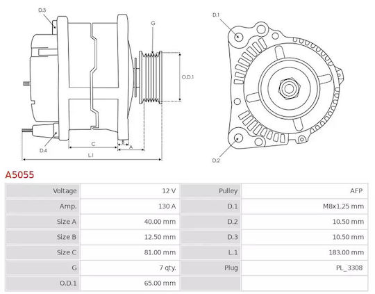 Alternator Navara Pathfinder