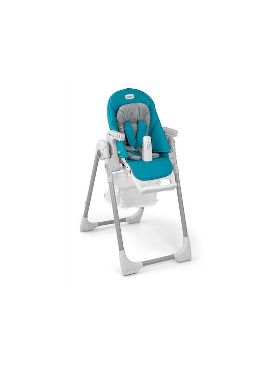 Milly Mally Bueno Foldable Baby Highchair 2 in 1 with Adjustable Height Ocean